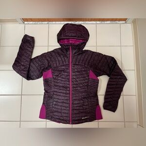 Eddie Bauer Women's Dark Purple Puffer Jacket